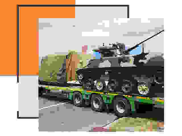 Перевозка военной техники в Назрани